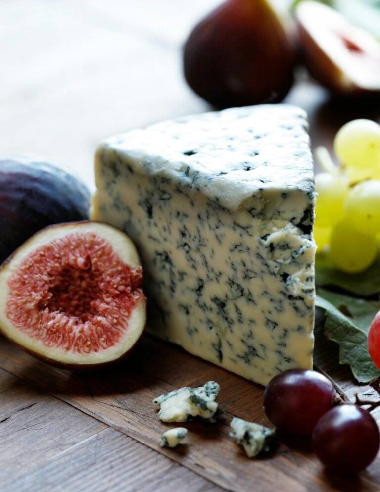Queijo azul com figos